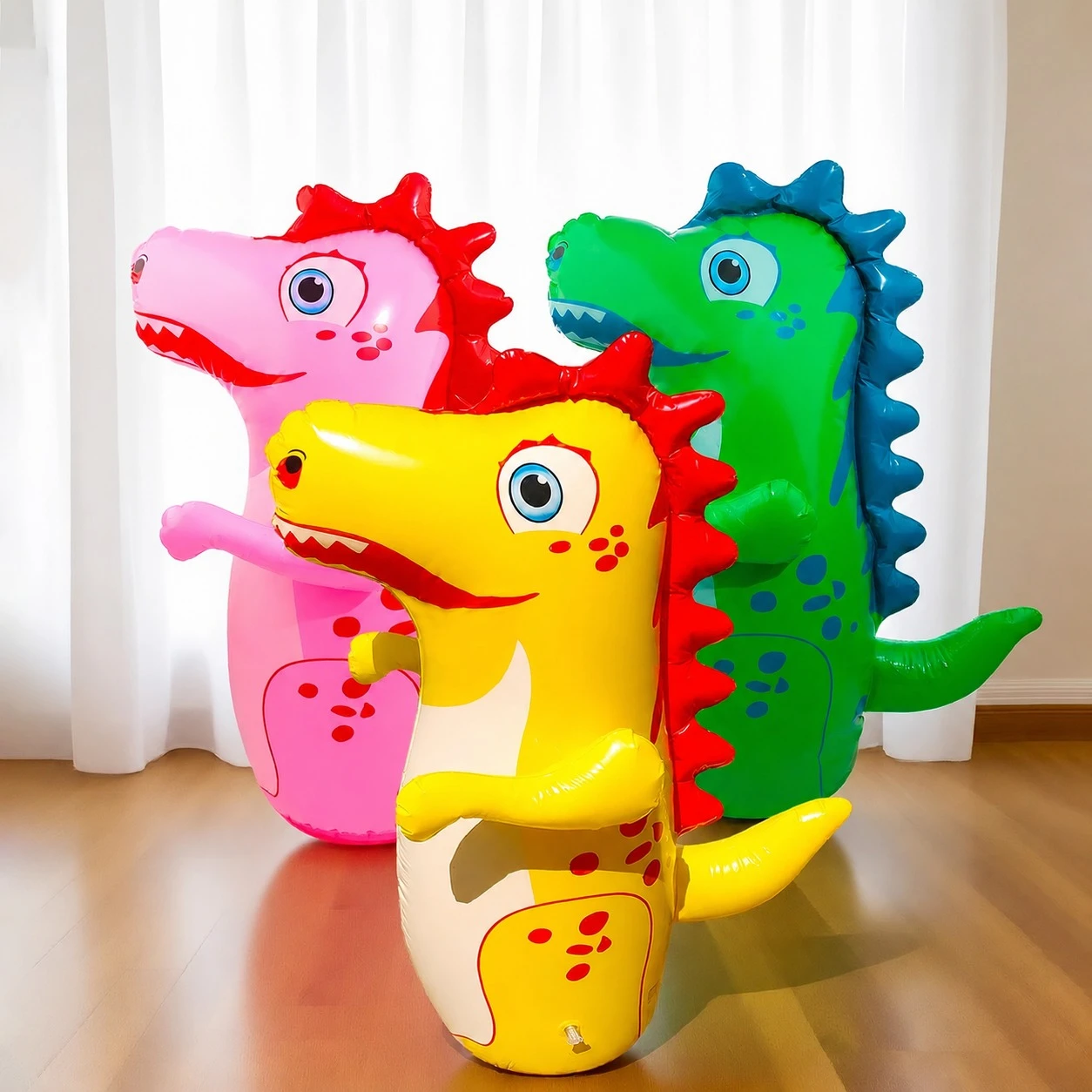 Boxing Toy Dinosaur with Free Pumper